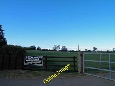 Photo 6x4 The A47 car boot sale site Thurlaston/SP5099 It's still