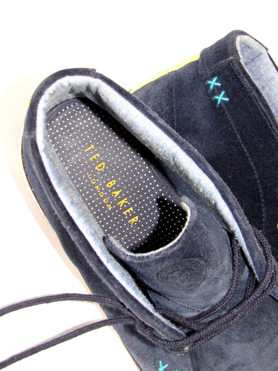? TED BAKER London Abdon 2 Soft Blue Suede Ankle Boots |‎ Size 10 TED BAKER London Mens Abdon 2 Soft Blue Suede Ankle Boots  main image 2