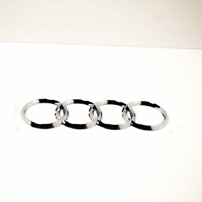 NEU AUDI A3 8P A4 B6 B7 A6 HECKKOFFERRINGE EMBLEM BADGE 8E98537422ZZ ORIGINAL