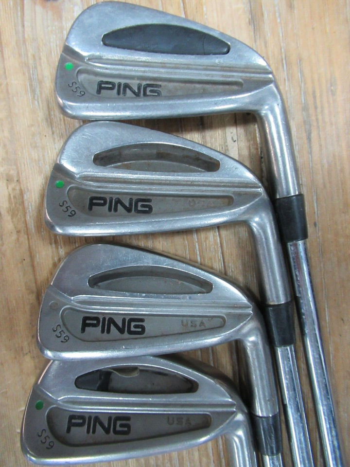 PING S59 GREEN DOT IRON SET 4PW PROJECT X RIFLE PRECISION 7.0 EXTRA