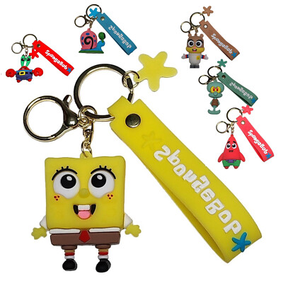 SpongeBob Schlüsselanhänger Mr. Krabs  Sandy Gary Patrik - Zum  aussuchen