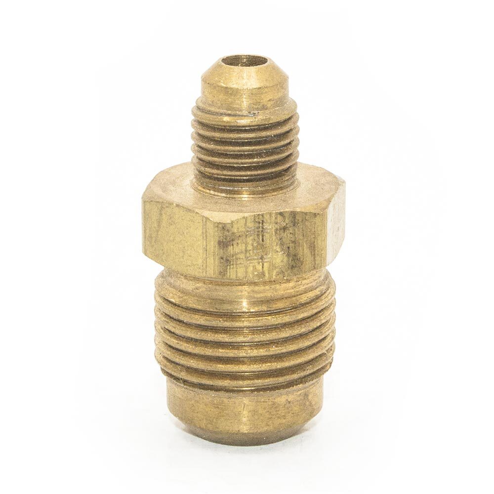 Thrifco 6942014 #42R 1/2 Inch x 1/4 Inch Brass Flare Reducer Union Fitting