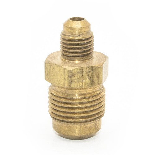 Thrifco 6942014 #42R 1/2 Inch x 1/4 Inch Brass Flare Reducer Union Fitting