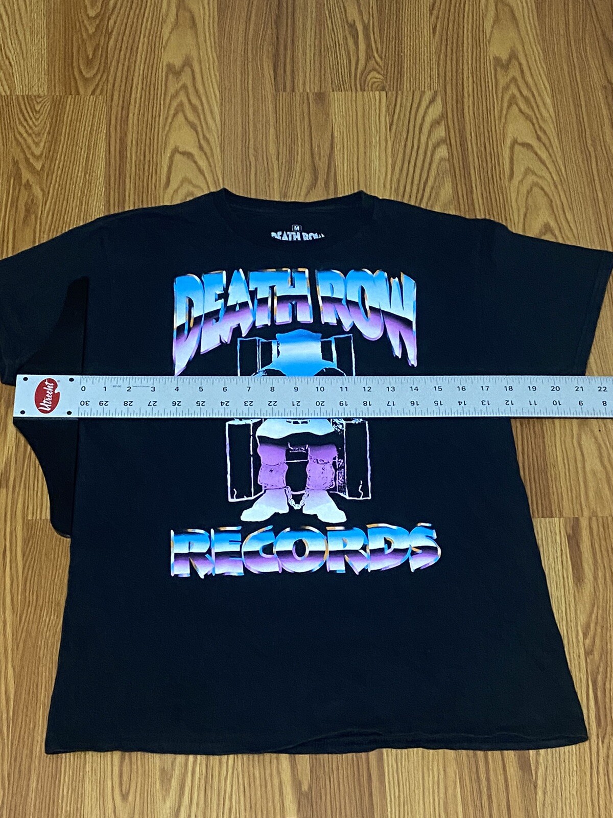FILA Maglietta grafica Death Row Records retrò nera Ripple Junction M