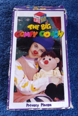 Vintage The Big Comfy Couch Privacy Please VHS 1995 Time Life Kids