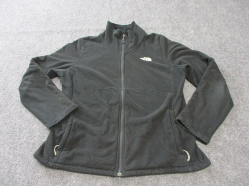 The North Face Fleece Jacket Women's Extra Large Black Full Zip Polyester * - Picture 1 of 13
