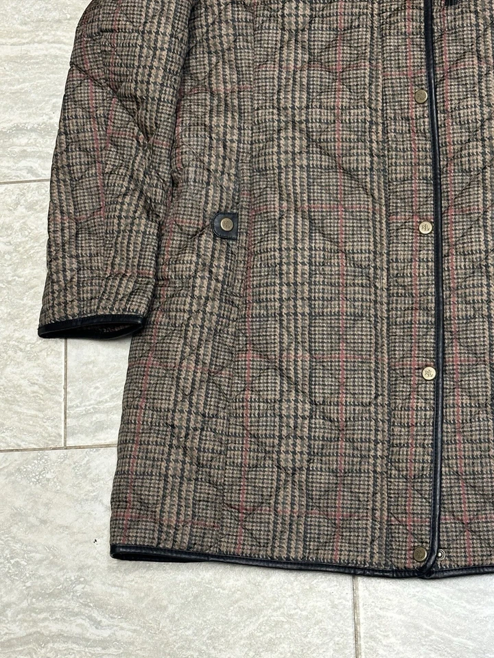 Chaqueta Lauren Ralph Lauren Mujer Mediana Parka Negra Etiqueta Bolsillos Capucha Extraíble Foto 2 de 4