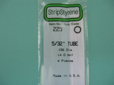 (4,35  /m) Rundrohre 4,0 x 350 mm , Evergreen 225