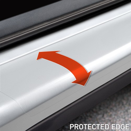 Listones de entrada de coche lámina protectora para Citroën C1 2 (II) transparente - Imagen 5 de 6