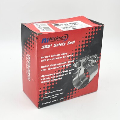 Nickson 733-3968 3-1/2” Exhaust Clamp 360° Safety Seal | eBay