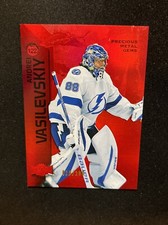 23-24 UD NHL Metal Universe Hockey Precious PMG Red 122 Andrei Vasilevkiy /100