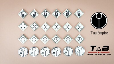 Tau Empire Token Set | Warhammer Tokens