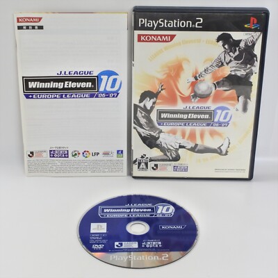J League Winning Eleven 10 + Europe '06 - '07 PES PS2 Playstation 2 JP ccc p2