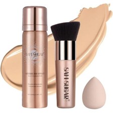 Airbrush Foundation Makeup Spray, Long Lasting Waterproof Full Coverage Found...