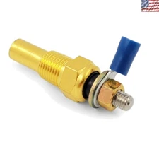 Compact 1/8 NPT Temperature Sender - Reliable Brass Construction for Water/Oil