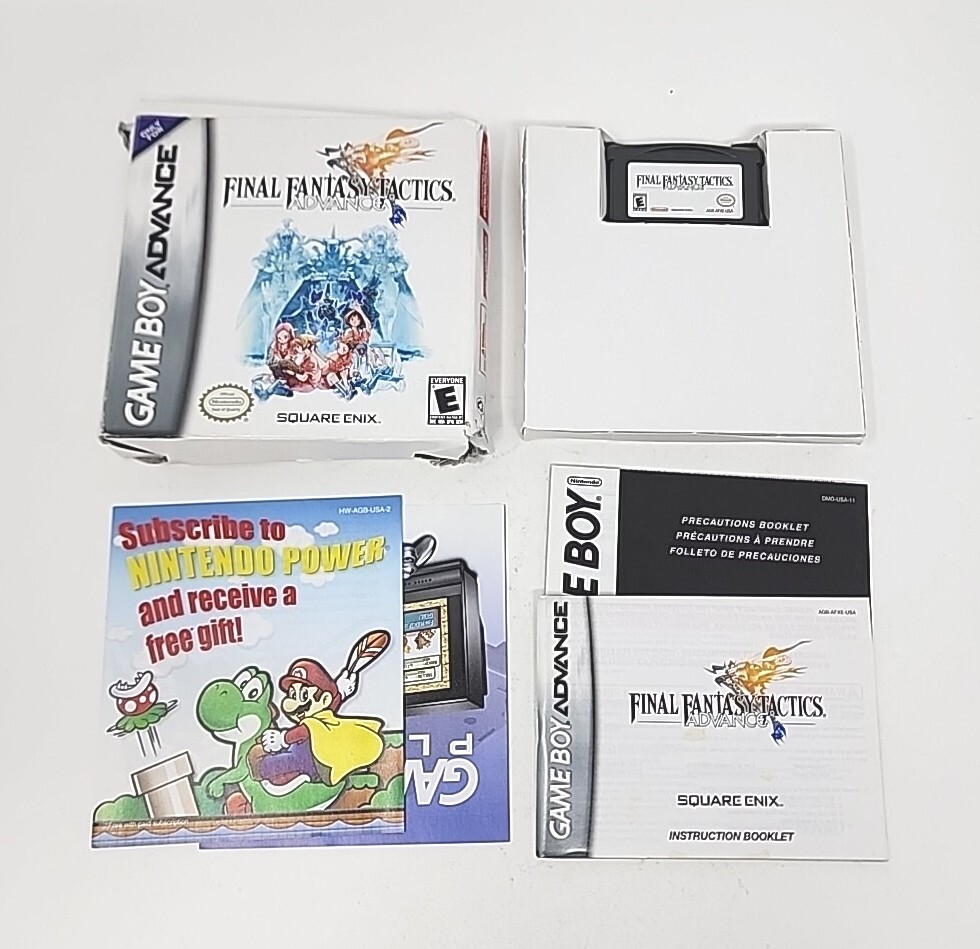 Final Fantasy Tactics Advance Game Boy Advance GBA Complete