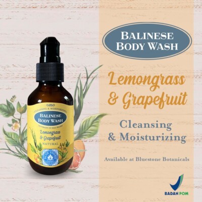 Blue Stone Botanicals, Balinese Body Wash, 100ml, Lemongrass & Grapefruit x 1
