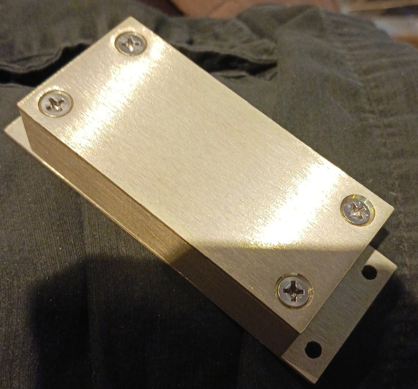 Compac Dev Corp Anodized Aluminum  P/N 51125-075-1 3.25x1.5x0.875 RF RFI