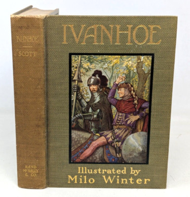 Antique 1918 Ivanhoe A Romance Sir Walter Scott Rand McNally Windermere Edition