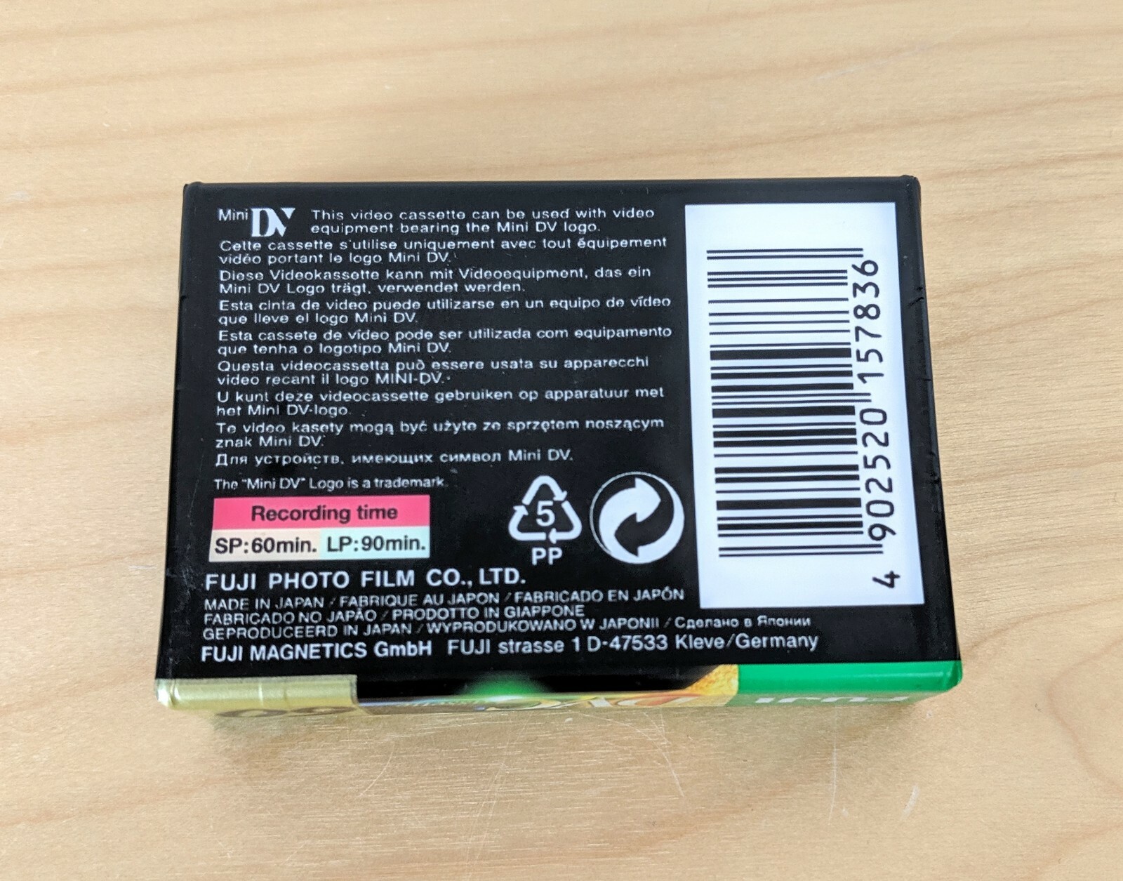 Fuji DVC DVM60 60 Minute Mini DV Fugifilm eBay