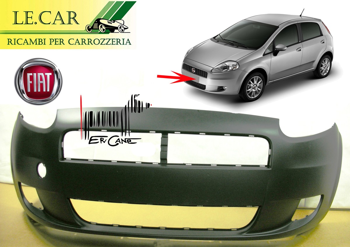 Paraurti Anteriore Per Fiat Grande Punto Dal 2005 - Da Verniciare | Ricambio - Foto 12