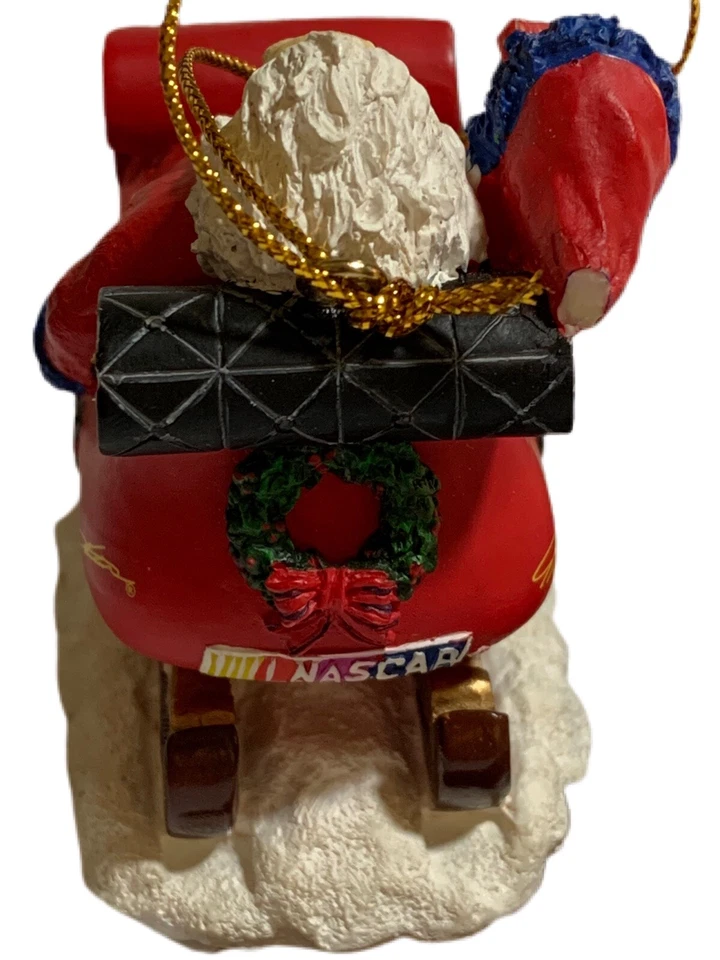 No 24 Jeff Gordon 2004 Santa's Sled Dupont Motor Sport Logo Ornament Chip on hat Foto 4 de 4