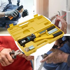 Copper Tube Fitting Hydraulic Pipe Crimping Tool 4 To 120mm² Pressing Pliers Kit