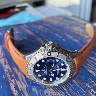【希少】60' ROLEX ミリタリー 手巻き腕時計 レザーブレスバンド 希少】60' ROLEX ミリタリー 手巻き腕時計 ビンテージレザー