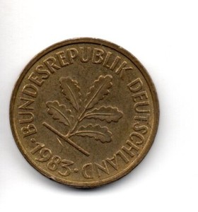 Germany 1983, Bundesrepublik Deutschland, 5 pfennig F