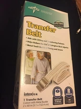 NIB**Medline MDT821203 TRANSFER BELT**60 in with Metal Buckle**FREE SHIPPING
