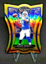 2019 Panini Select -4/10 SSP Gold Prizm Jacoby Brissett - Die Cut Premier Level