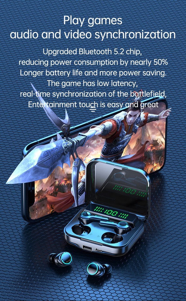 2Pair Bluetooth Earbud Headset Wireless Earphone For iPhone 13 12 11