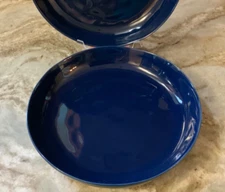 Large Pasta Bowls Beautiful Indigo Blue Set Of 2 World Market. Gloss & Matte New