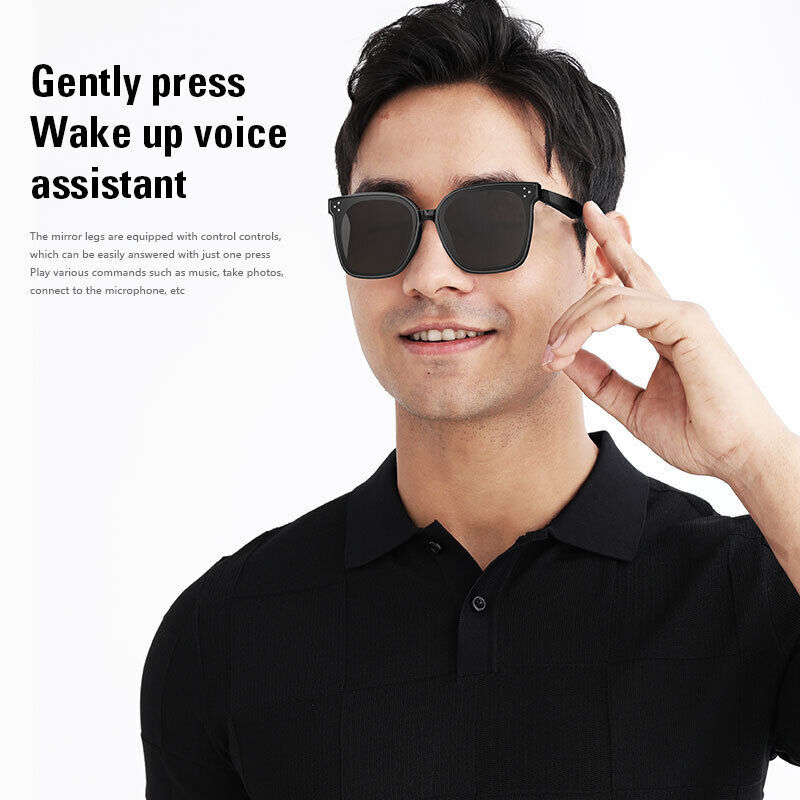 New Smart glasses  anti-blue light Bluetooth sunglasses  Stereo Outdoor Smart