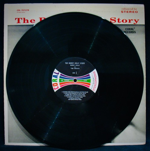 BUDDY HOLLY~The Buddy Holly Story~A Beautiful Album~CORAL #CRL 757279~Colorband - Foto 2 di 3