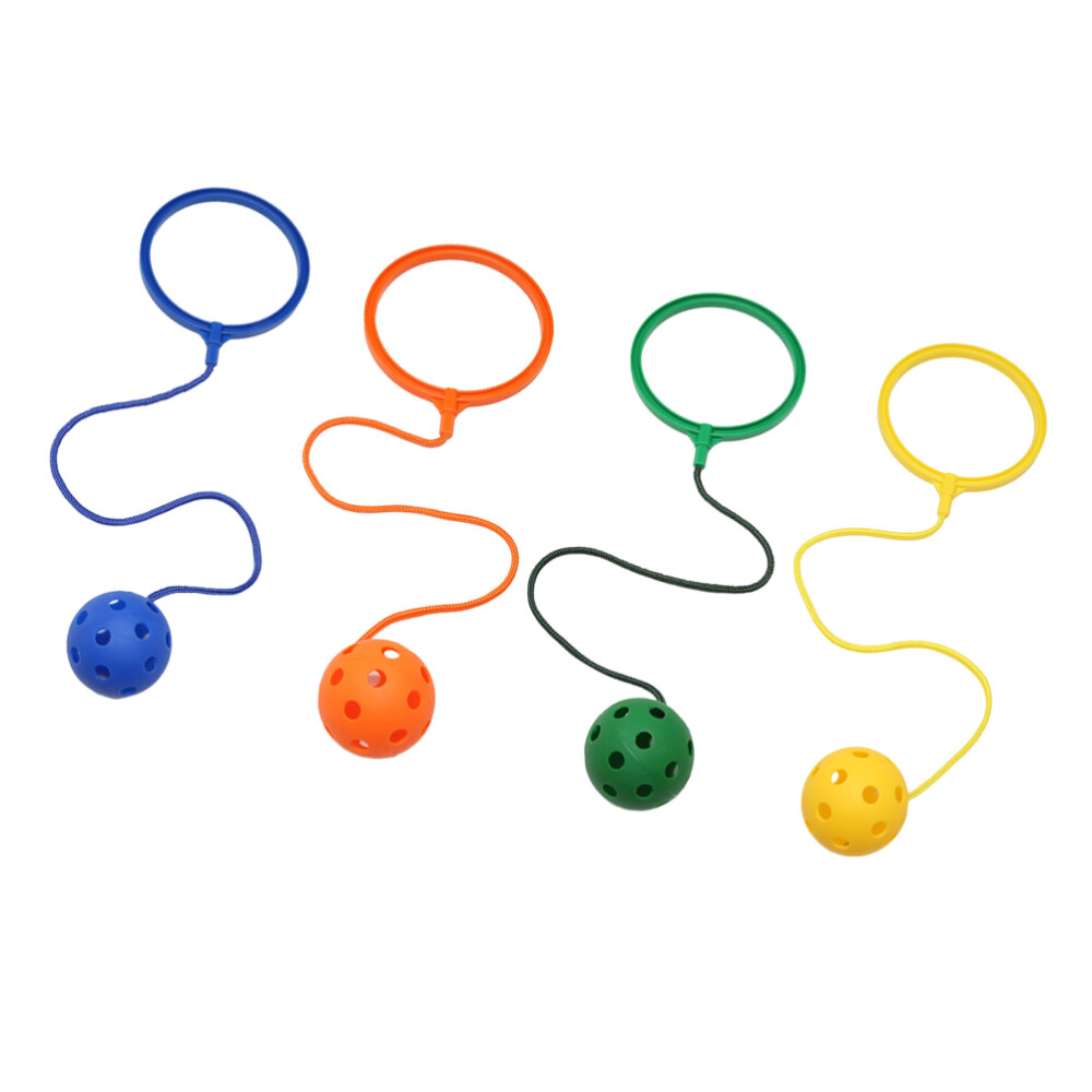 4 Pcs Dodgeballs Jump Rope Kids Rubber Play Balls Premium Bouncy Balls