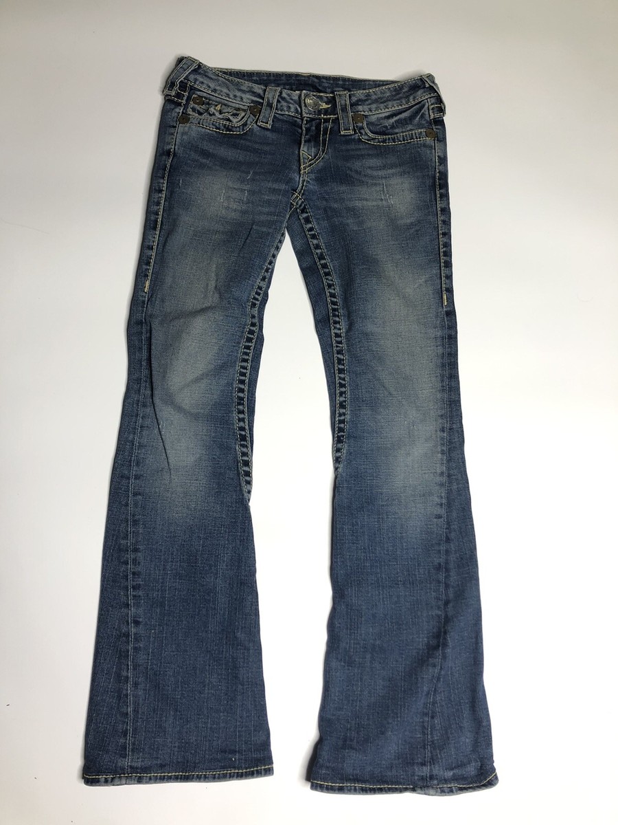 True Religion RN#112790 CA#30427 Rainbow Joey Size 27 Denim True Religion RN#112790 CA#30427 Rainbow Joey Size 27 Denim
