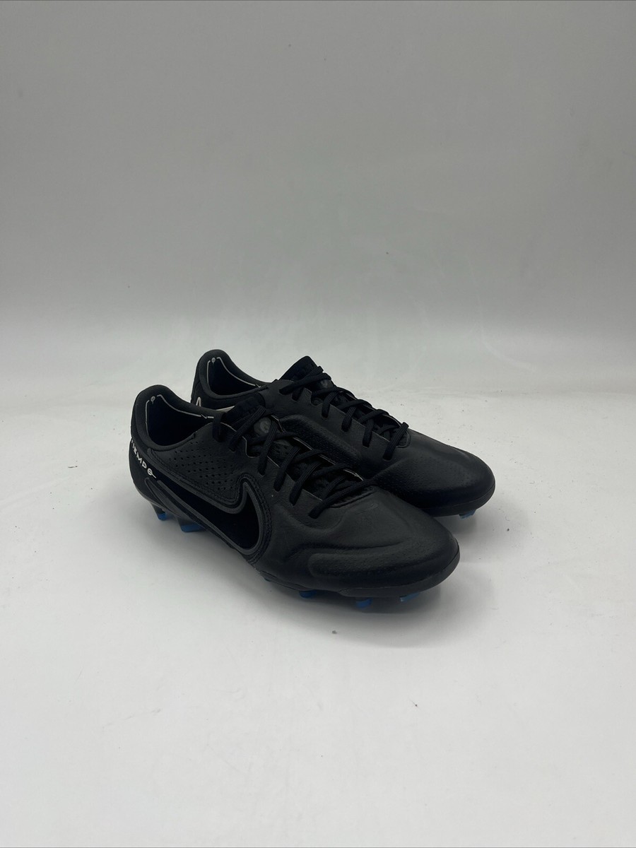Nike Tiempo Legend 9 Elite FG Black/Blue Soccer Cleats  display picture 2