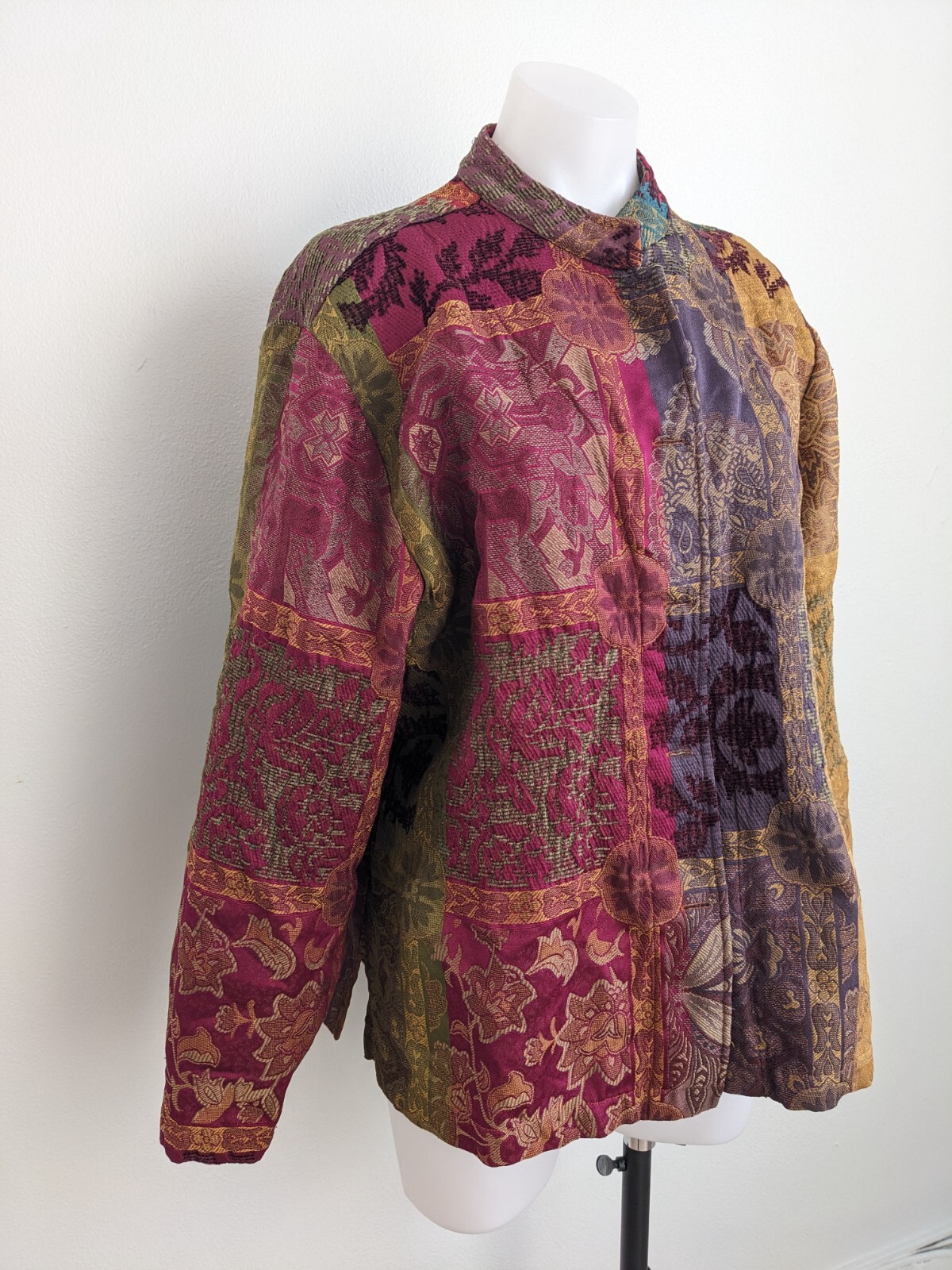 Drapers & Damons Size Large Patchwork Tribal Flor… - image 8