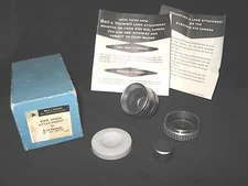 Bell Howell 8MM Attachment 1.5X  2.5X Lenses Wide Angle Telephoto 020156