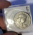 1960-d Franklin Half Dollar 90% Silver As Shown
