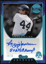 2024 Leaf A Bronx Legacy Inscription Auto Reggie Jackson Auto /25