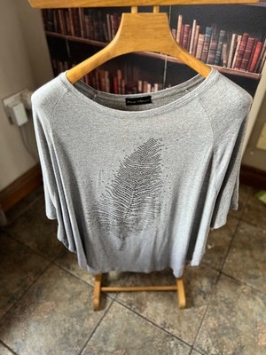 frank usher beaded summer top