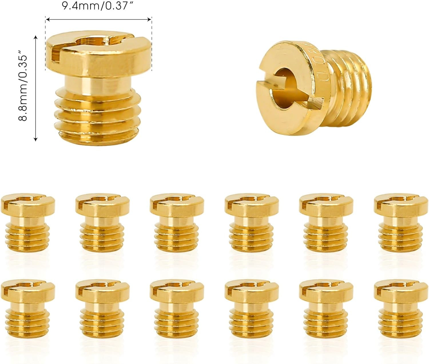 19 Pieces Jet Assortment Kit Carburetor Replacement Parts for S&S Cycle... 