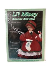 Vtg Li'l Missy Beaded Doll Kit 515 MRS. SANTA Christmas 1970  s Sulyn Ind SEALED