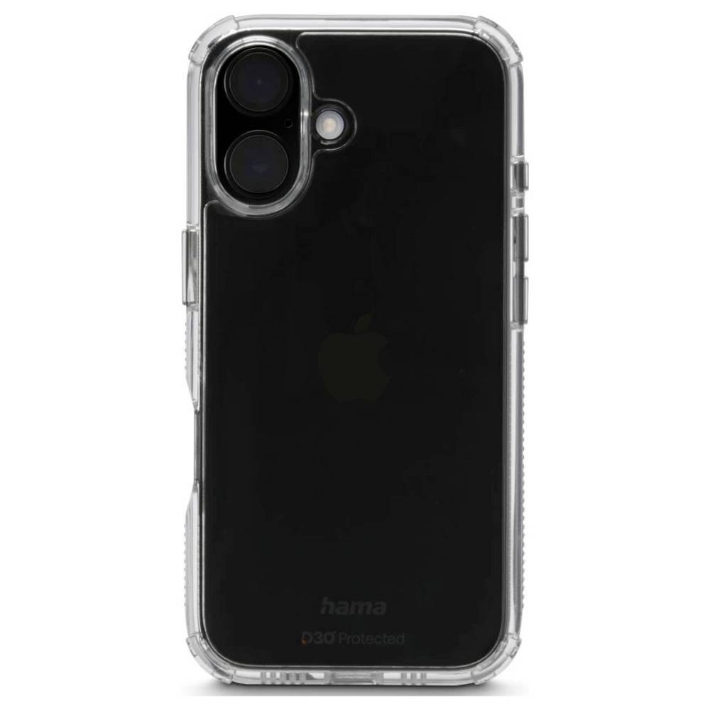 Coque iPhone 16 Hama transparente qui ne jaunit pas et protège des chutes