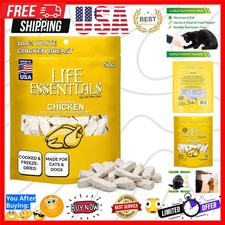 Freeze Dried Chicken Dog  Cat Treats, Healthy Single Ingredient Training Tre...