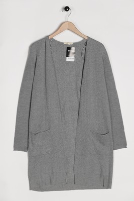 Esprit Strickjacke Damen Cardigan Jacke Gr. M Grau #1w6phcq