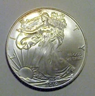 2010 $1 American Silver Eagle 1 oz , Brilliant/Uncirculated w/ Mint Luster
