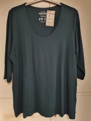 Shirt von Selection by Ulla Popken Gr. 46/48 grün NEU mit Etikett